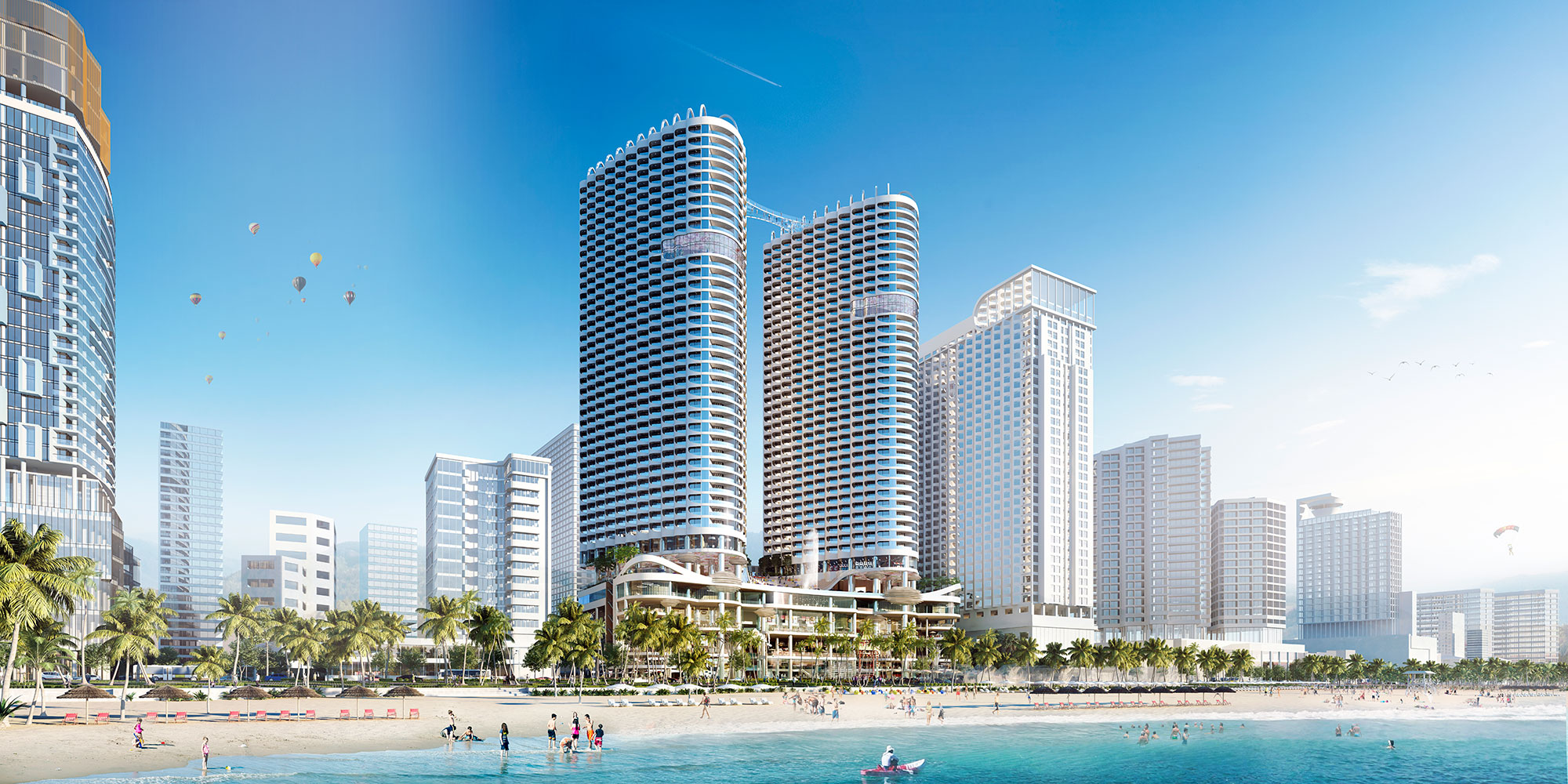 Phối cảnh dự án Beau Rivage bên bờ biển Nha Trang