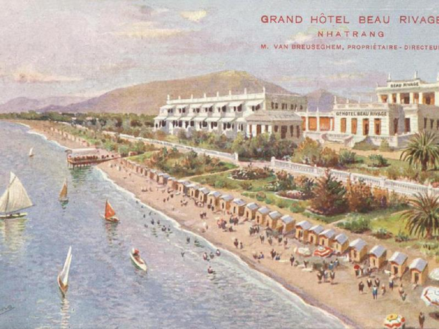 Tranh tư liệu Grand Hôtel Beau Rivage tại Nha Trang